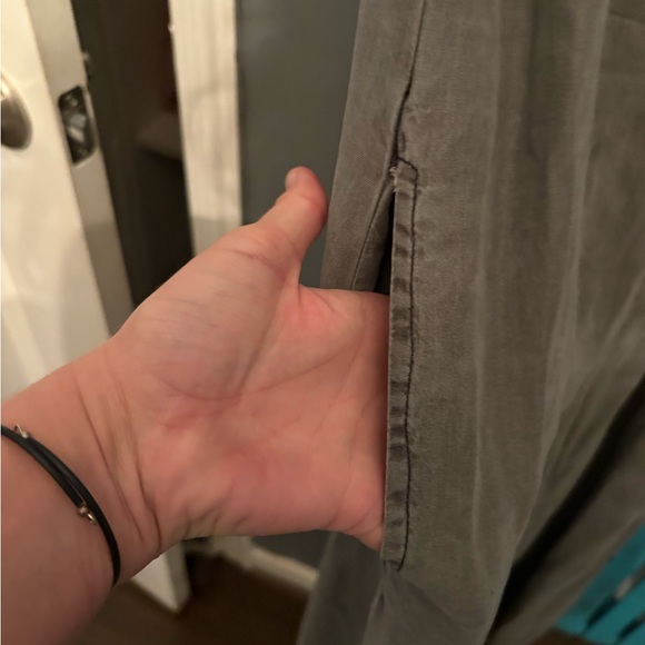 Final Touch Gray Jumpsuit - Picture 3 of 3